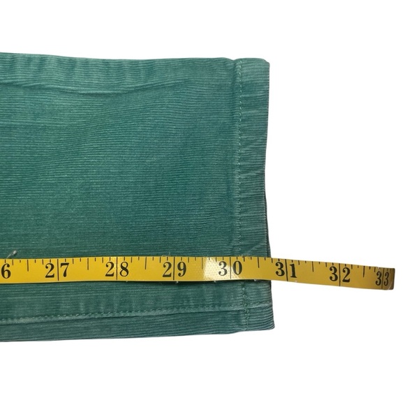 Pilcro And The Letterpress Serif Green Corduroy Ankle Pants Size 26 Casual - Picture 11 of 11